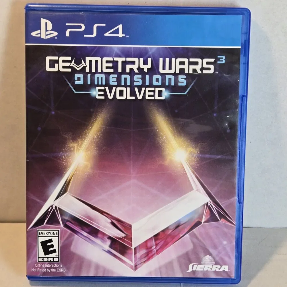 Geometry Wars 3: Dimensions Evolved (Sony PlayStation 4, 2016) PS4 Case & Game